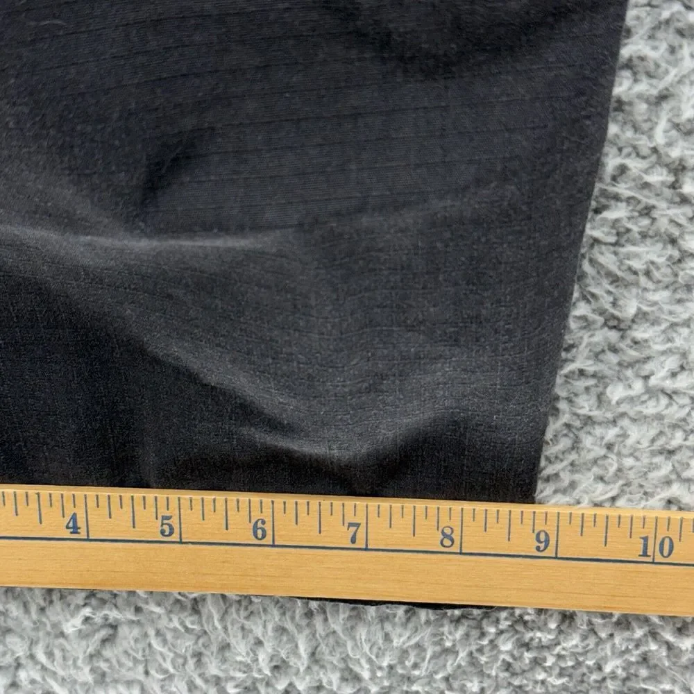 LAPG Tactical Pants Mens Size 42x30 Black Ripstop Elastic‎ Waistband Cargo
